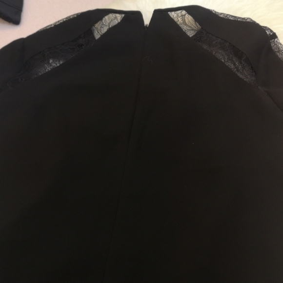 BCBGMaxAzaria Long Sleeve Midi Lace Dress - Picture 7 of 9